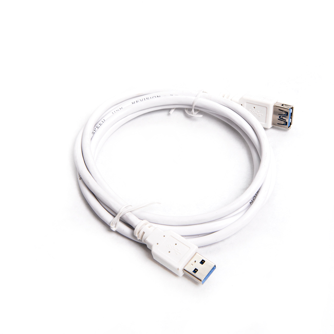 Шнур USB A - USB А 3.0, 1,5м (шт/шт) прорезиненный Krouss