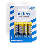 Э/п LR6 Perfeo Super Alkaline, BL4