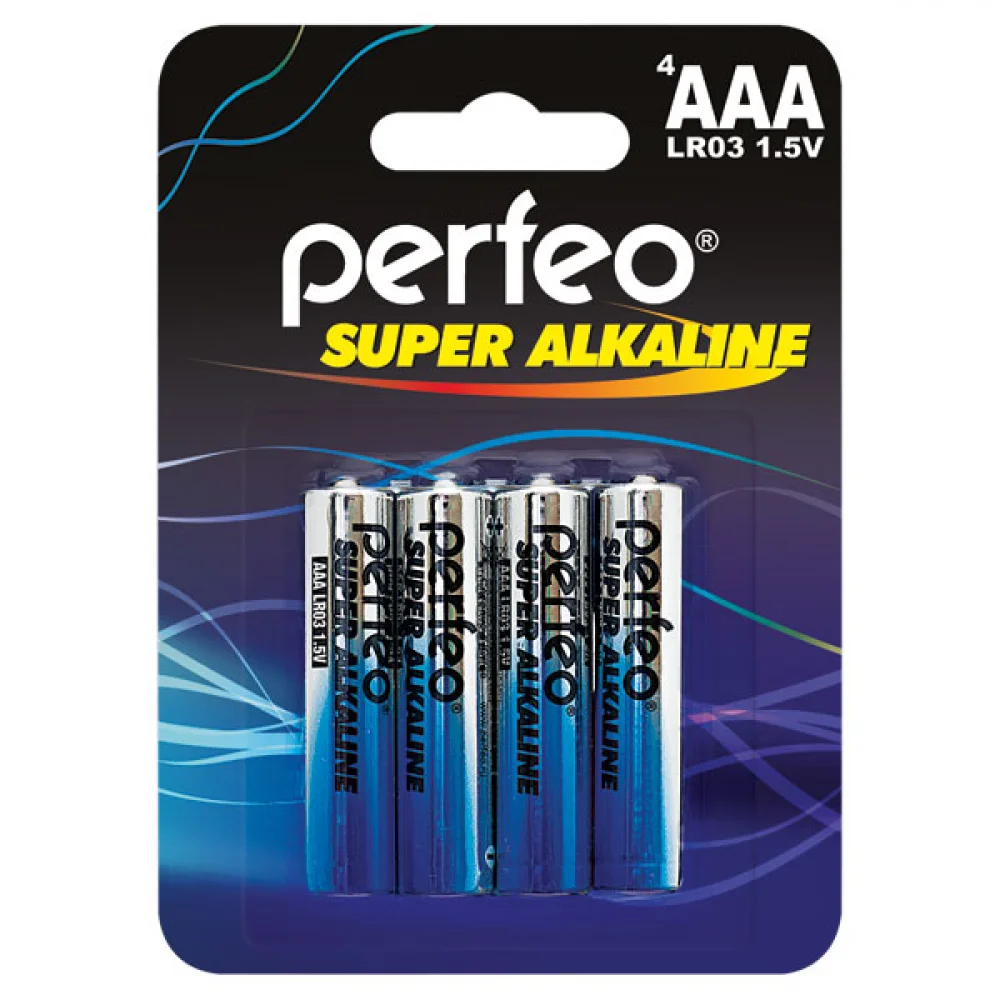 Э/п LR03 Perfeo Super Alkaline, BL4 оптом