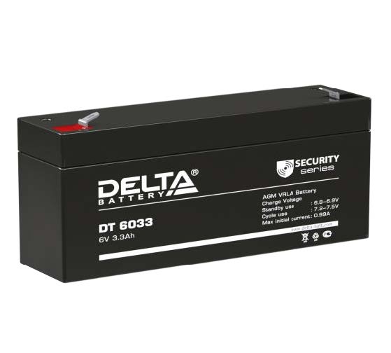 Ак-р 6V 3.3 Ah Delta DT 6033 оптом