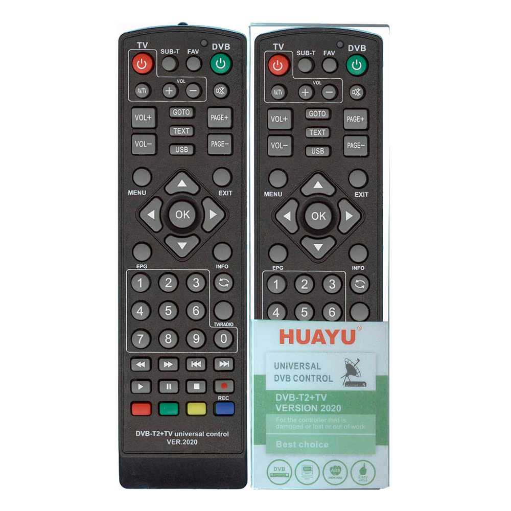 Пульт DVB-T2+TV DVB control ver. 2020 Huayu