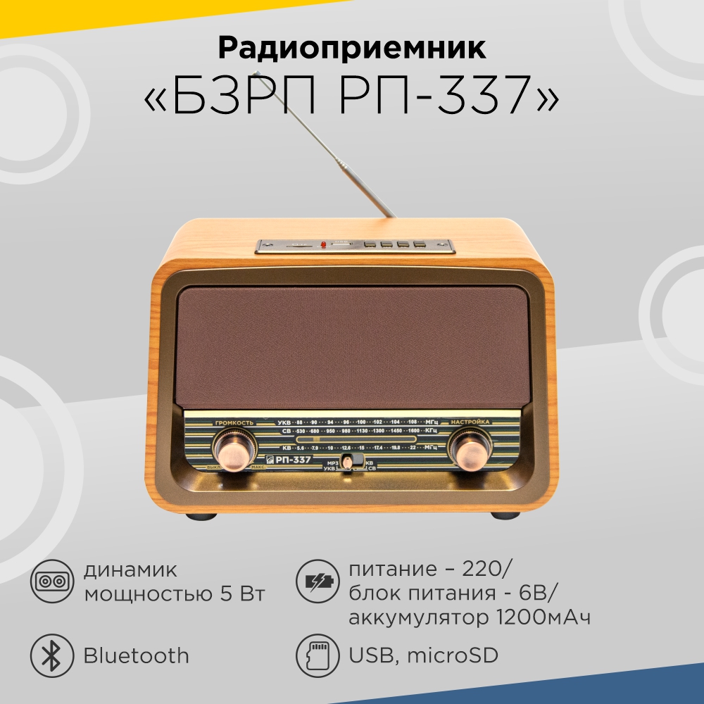 Радиоприемник БЗРП РП-337