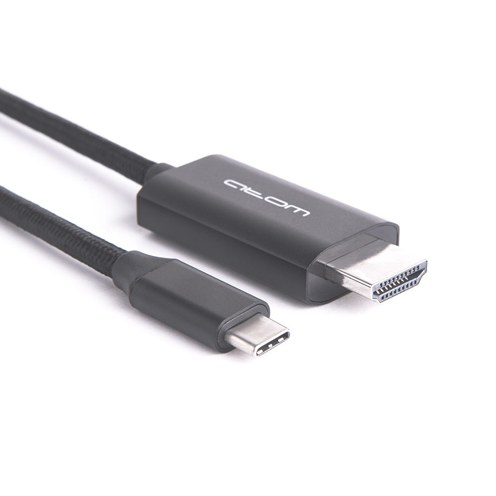 USB Type-C 3.1 - HDMI 1,8m black оптом